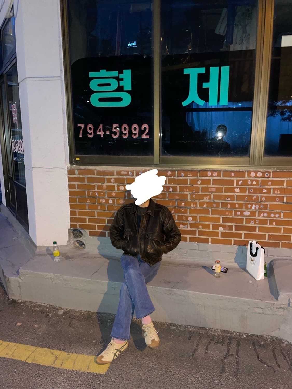 [M] JPN 빈티지 A2 램스킨 양가죽 에이징 레더 봄버 자켓 상품이미지4