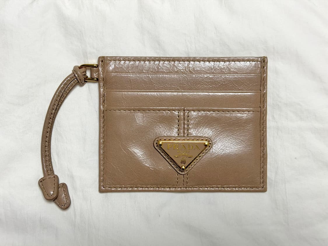 [일본한정] 프라다 소프트 룩스 레더 카드지갑 상품이미지5