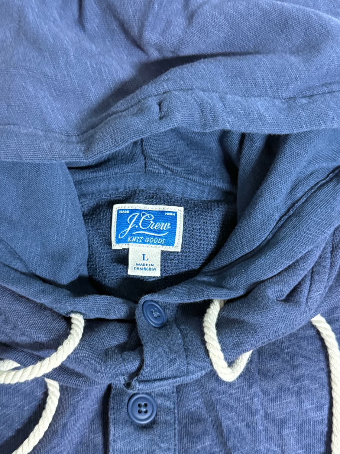 [L] 제이크루 후드 네이비 상품이미지1