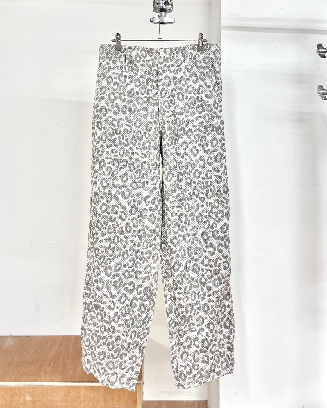 로베르토 카발리 도트 레오파트 와이드 팬츠 상품이미지1