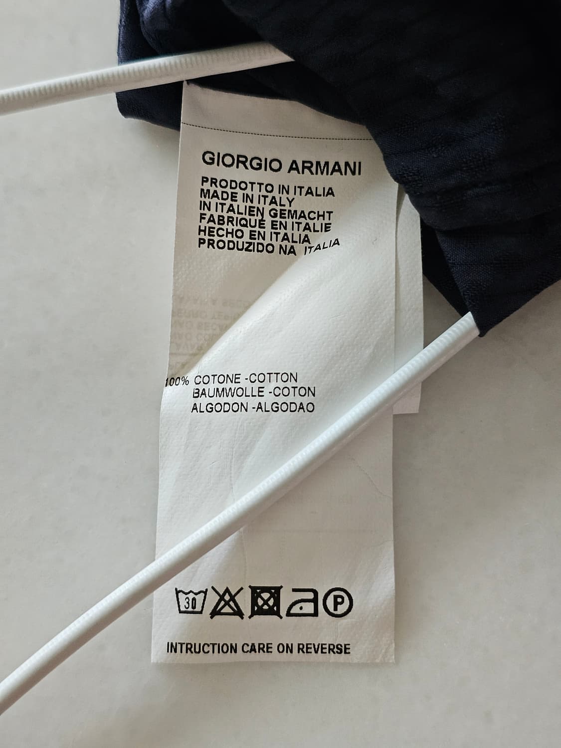 조르지오 아르마니 (GIORGIO ARMANI) 이태리제 셔츠 38 /  상품이미지5