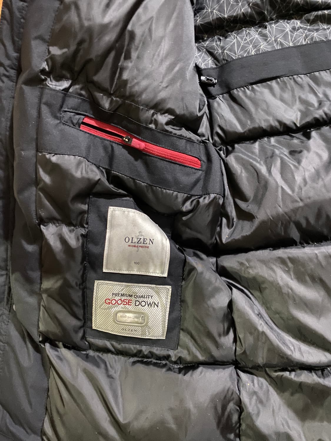 올젠 뉴테라 대장급(거위솜털80%)남성 L 무광블랙 상품이미지5