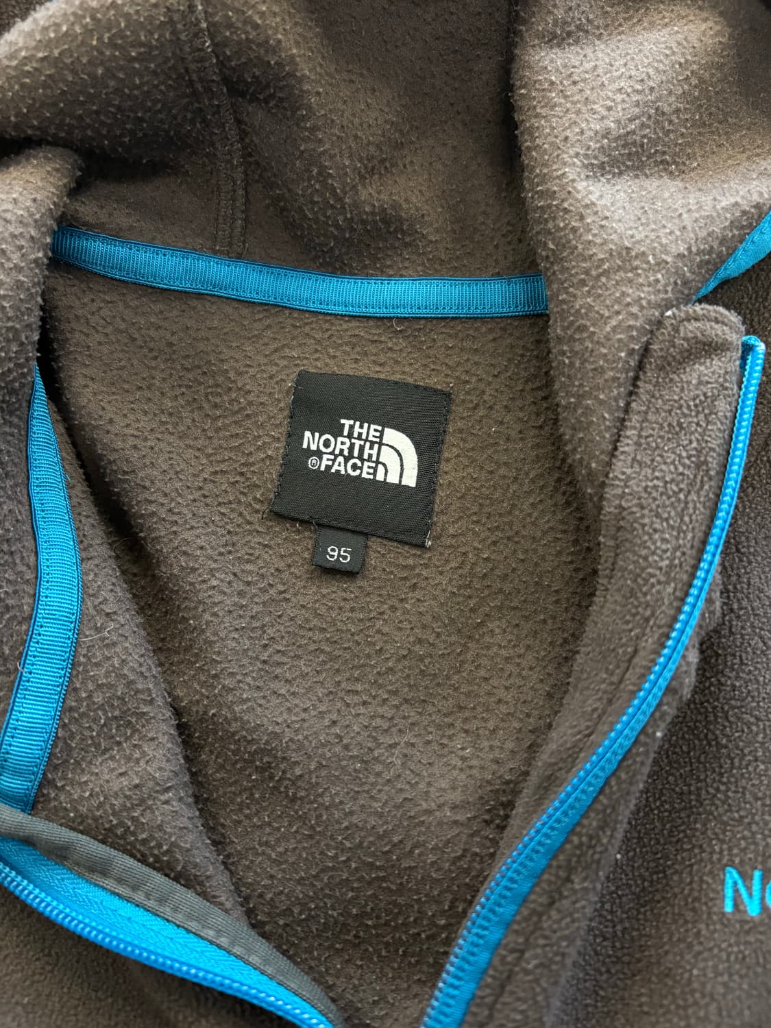 노스페이스 브라운 민트 후드 플리스 상품이미지3