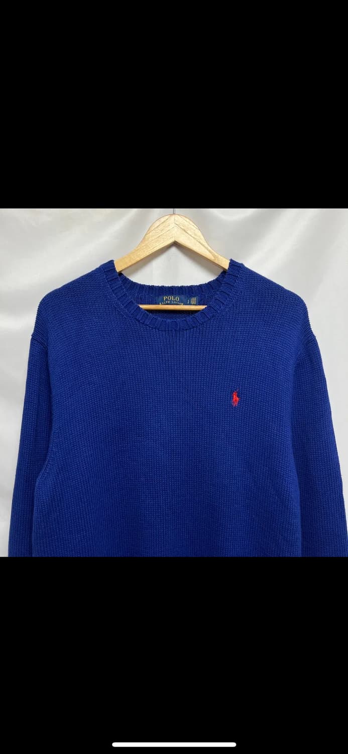 [정품/L] 폴로 랄프로렌 블루 레드포니 니트 상품이미지2