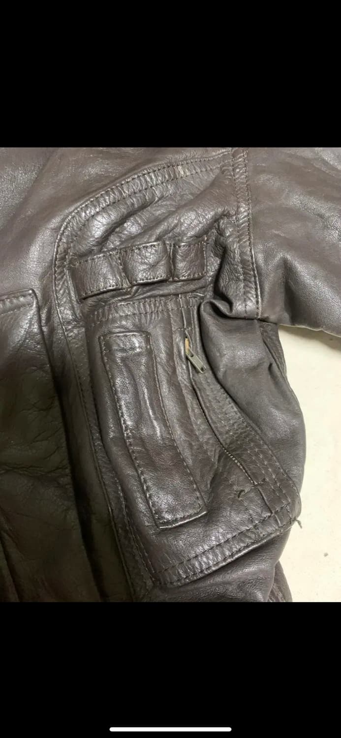 이세이 미야케 hai sporting gear 레더 봄버 자켓 점퍼 상품이미지8