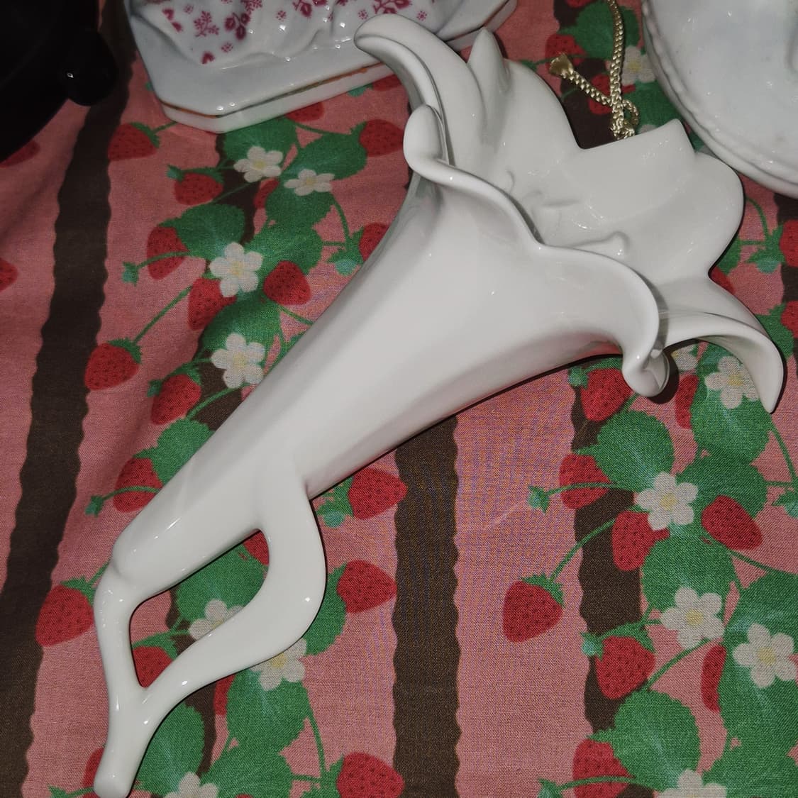 80s 나루미 본차이나 백합 벽걸이 꽃병 상품이미지9