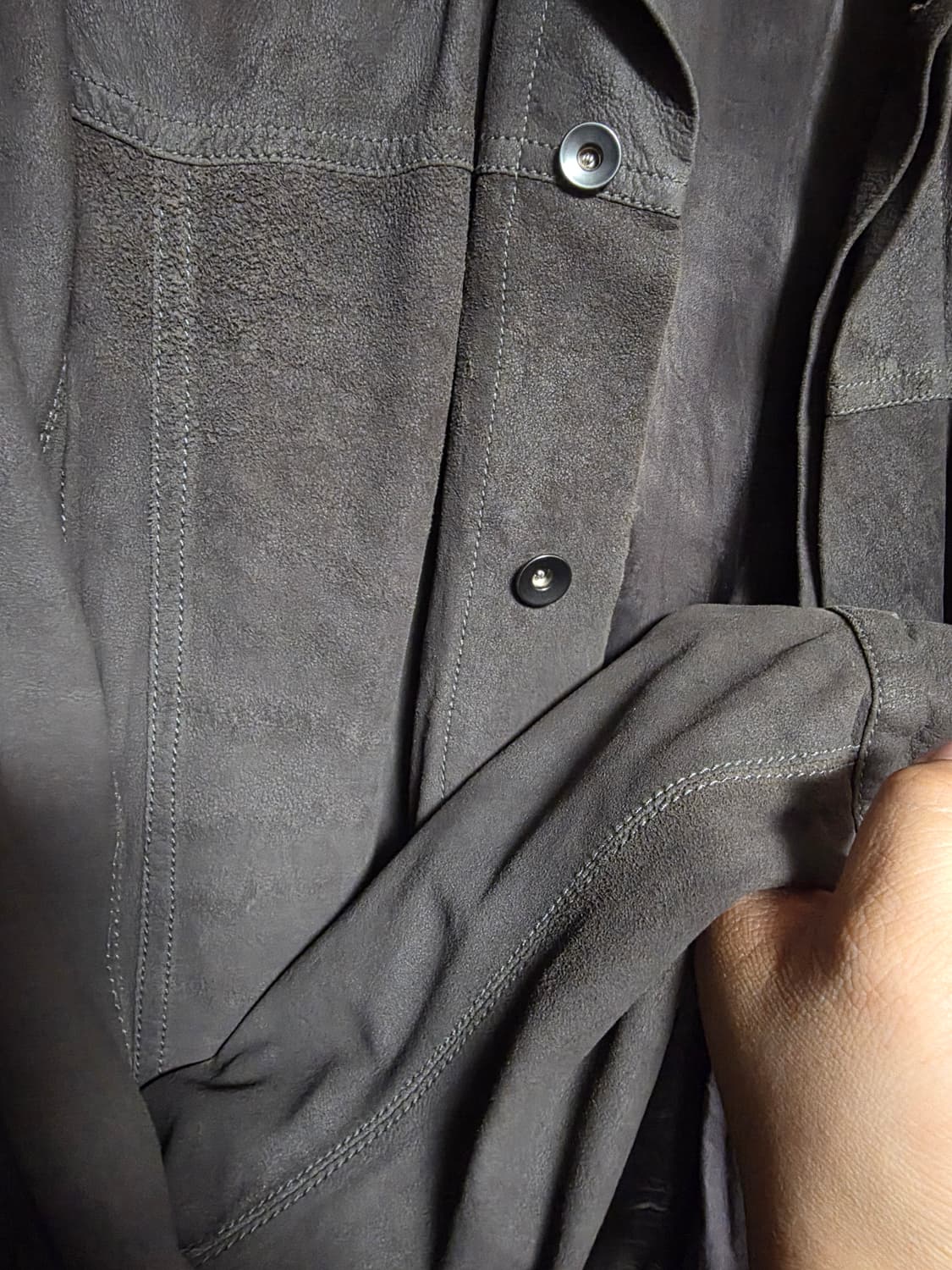 Archive] Rick Owens Blister Lamb Trucker 상품이미지4