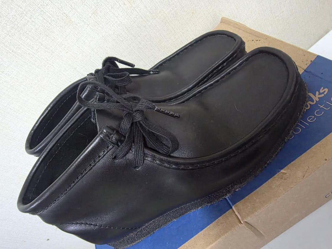 클락스 왈라비 레더 블랙 260 사이즈 상품이미지3