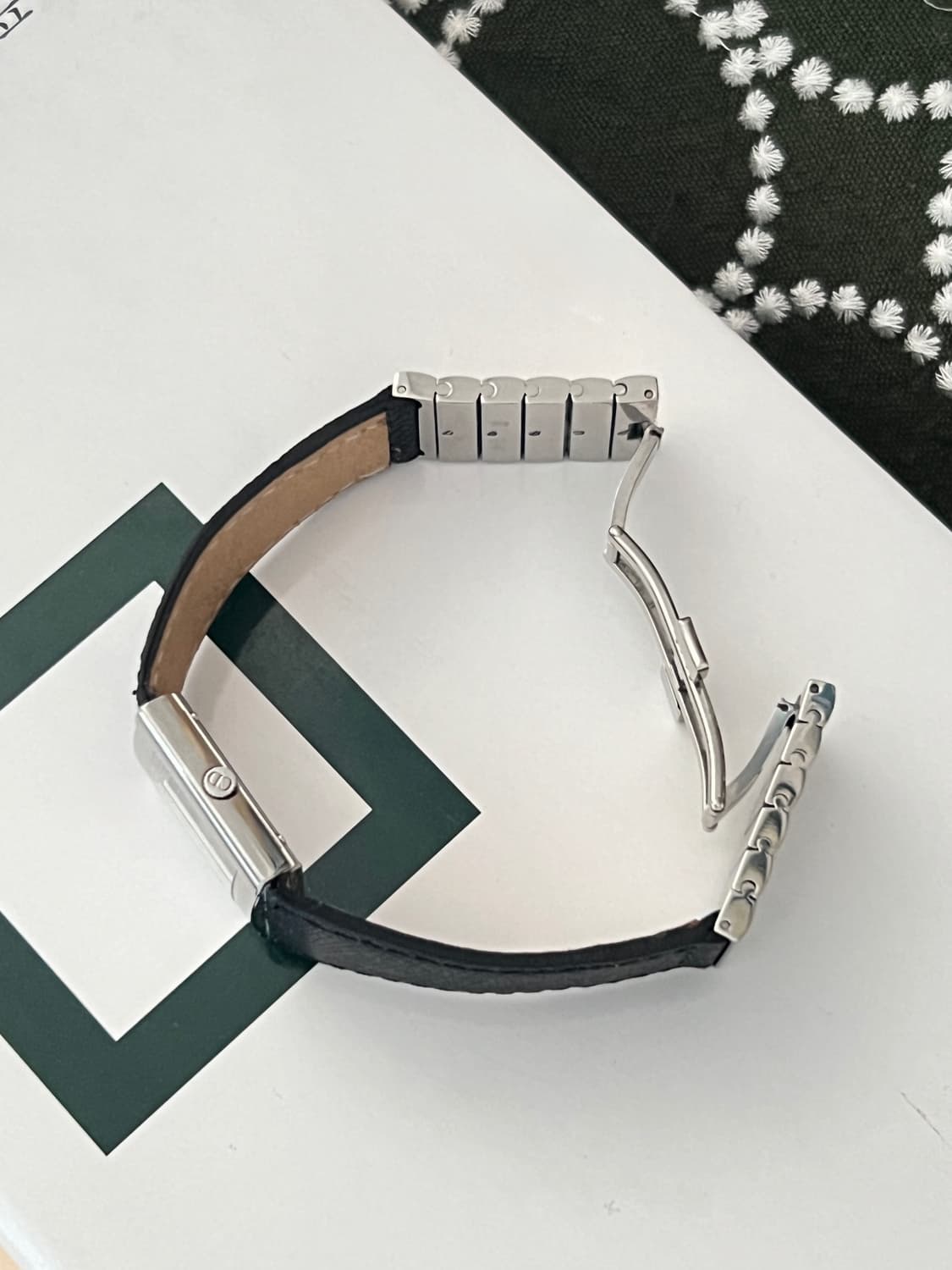 디올 리바 메탈 스퀘어 시계/정품감정 케어 상품이미지8