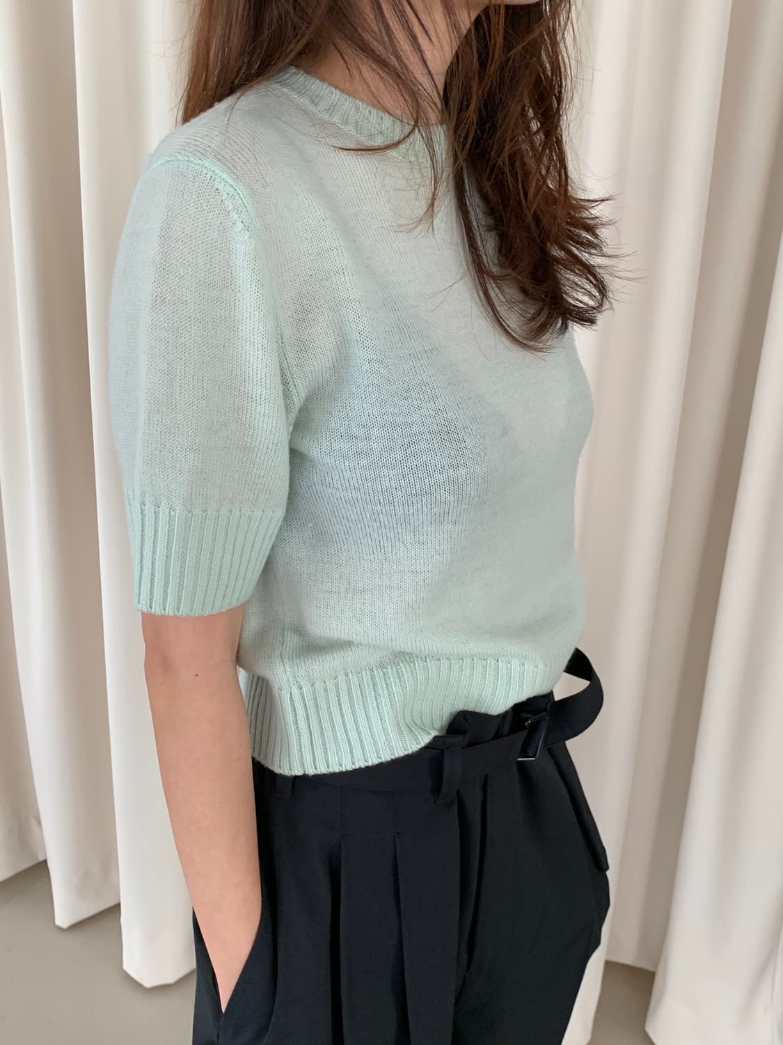 "JIL SANDER by Raf Simons" Cropp Knit 상품이미지1