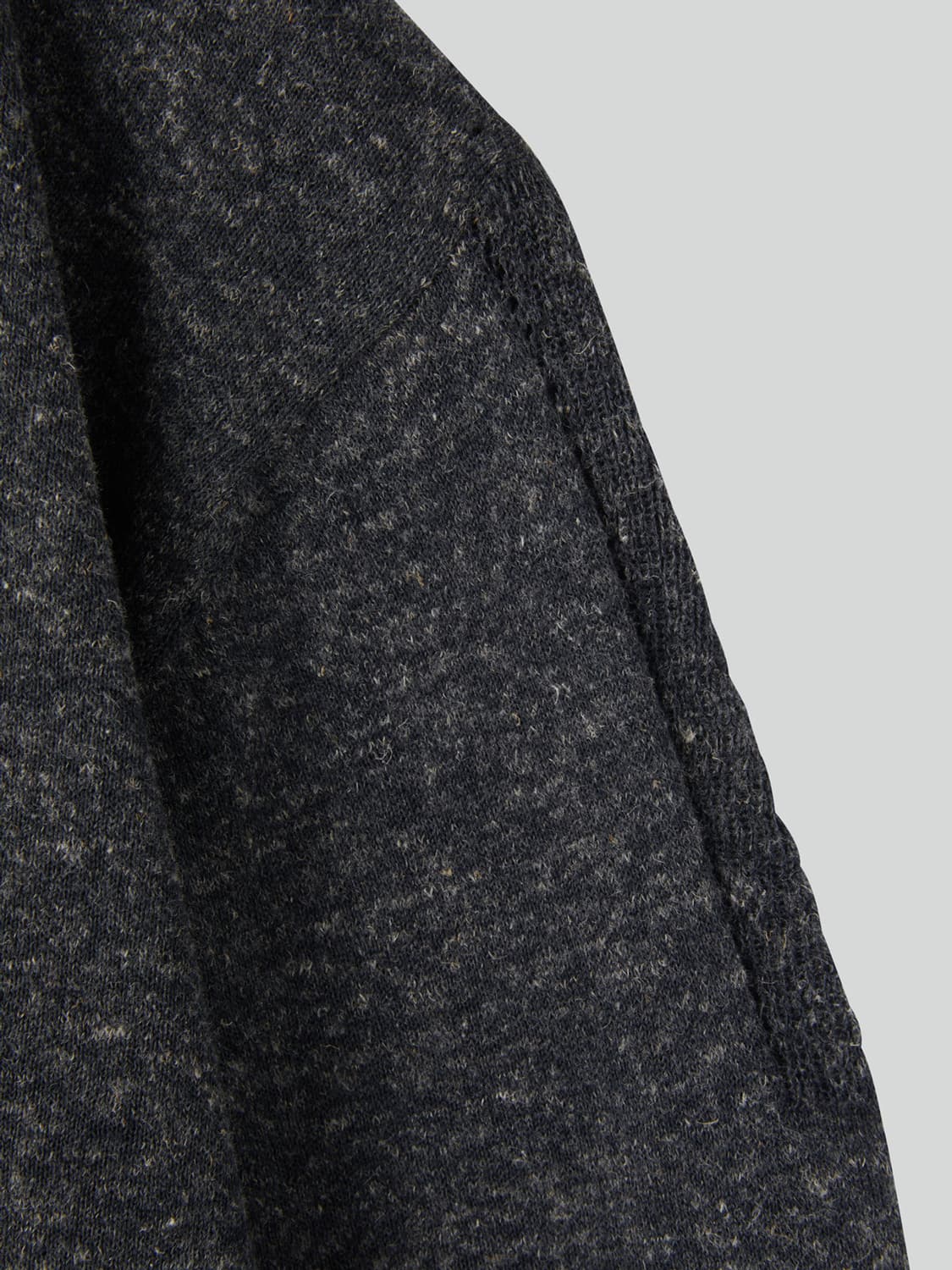 렉토 26SS 린넨 리넨 폴로 탑 카라 니트 차콜 그레이 상품이미지7