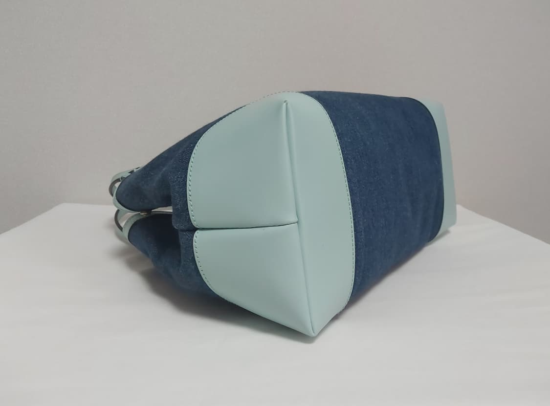 구찌 블루 데님 민트 레더 크래프트 토트백 (정품) 상품이미지5