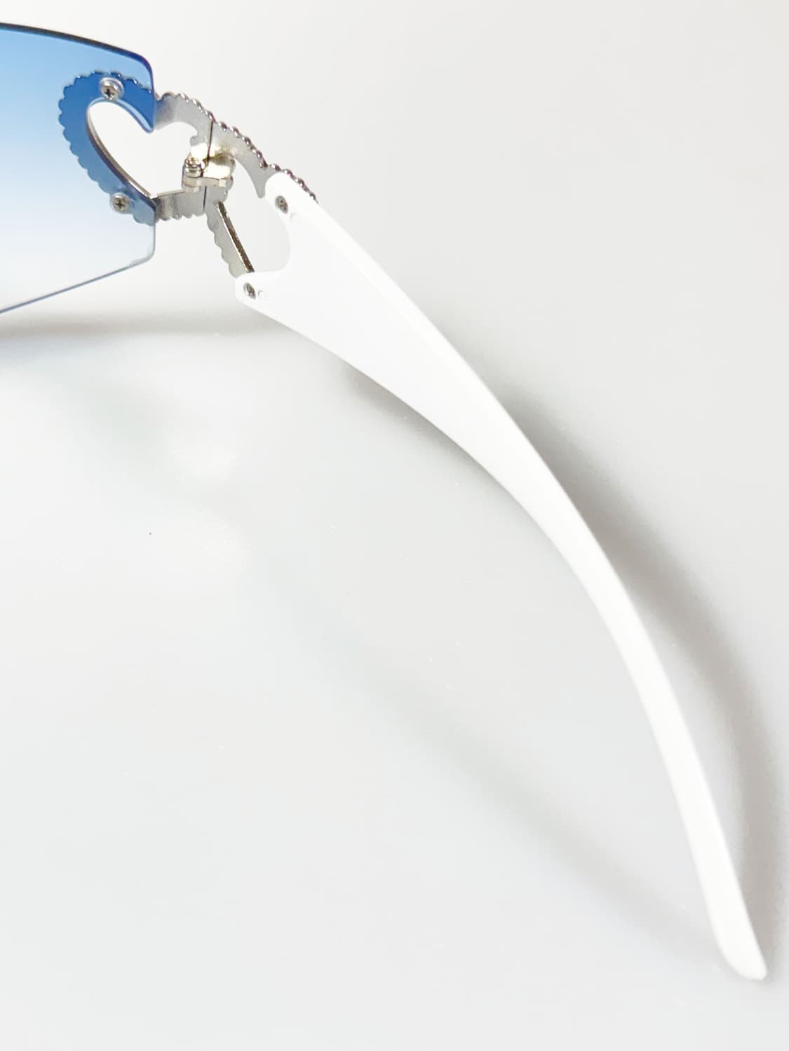 블루 무테 고글 쉴드 프레임 빈티지 틴트 선글라스 상품이미지6