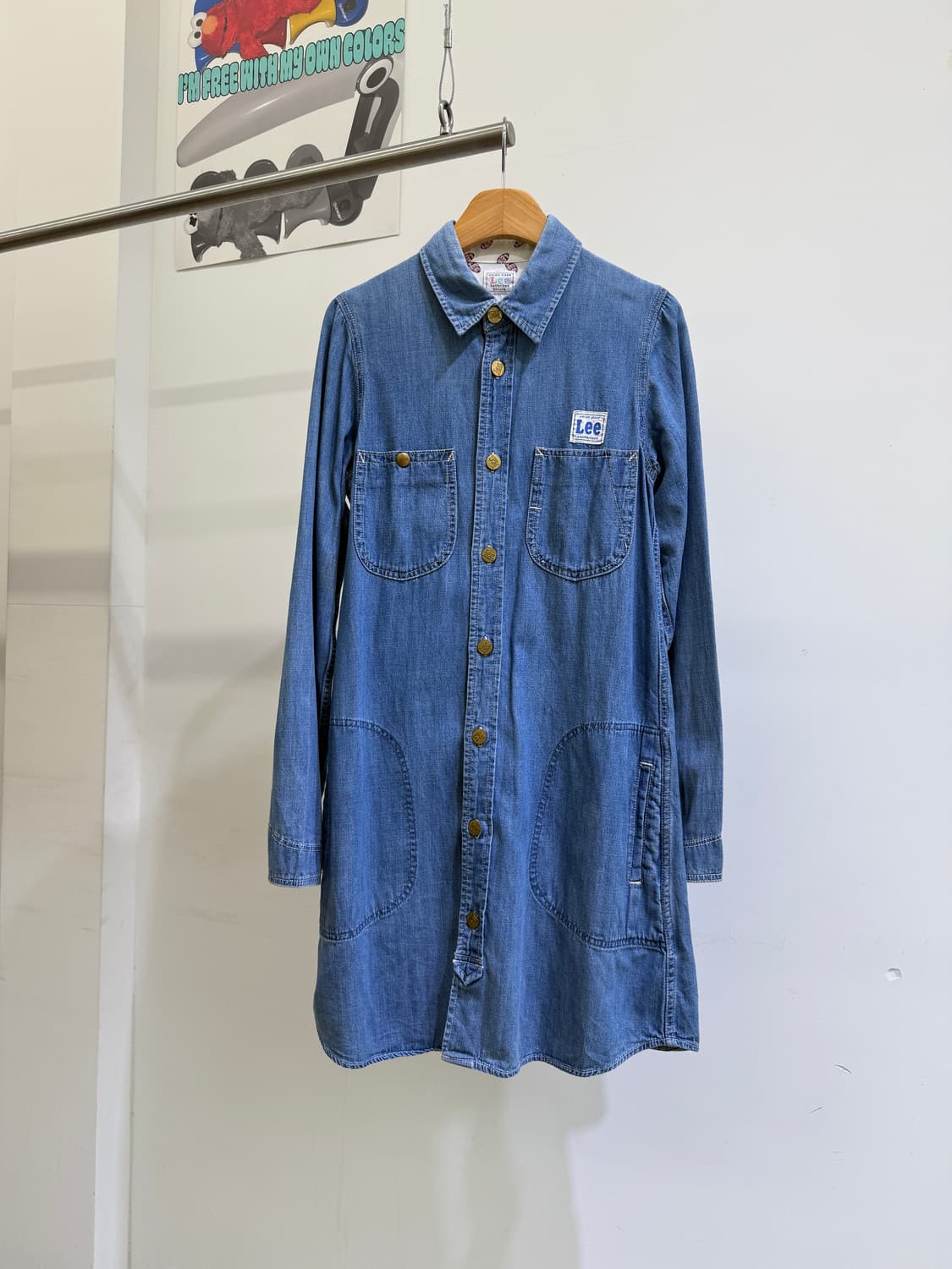 LEE 데님 롱원피스  상품이미지1