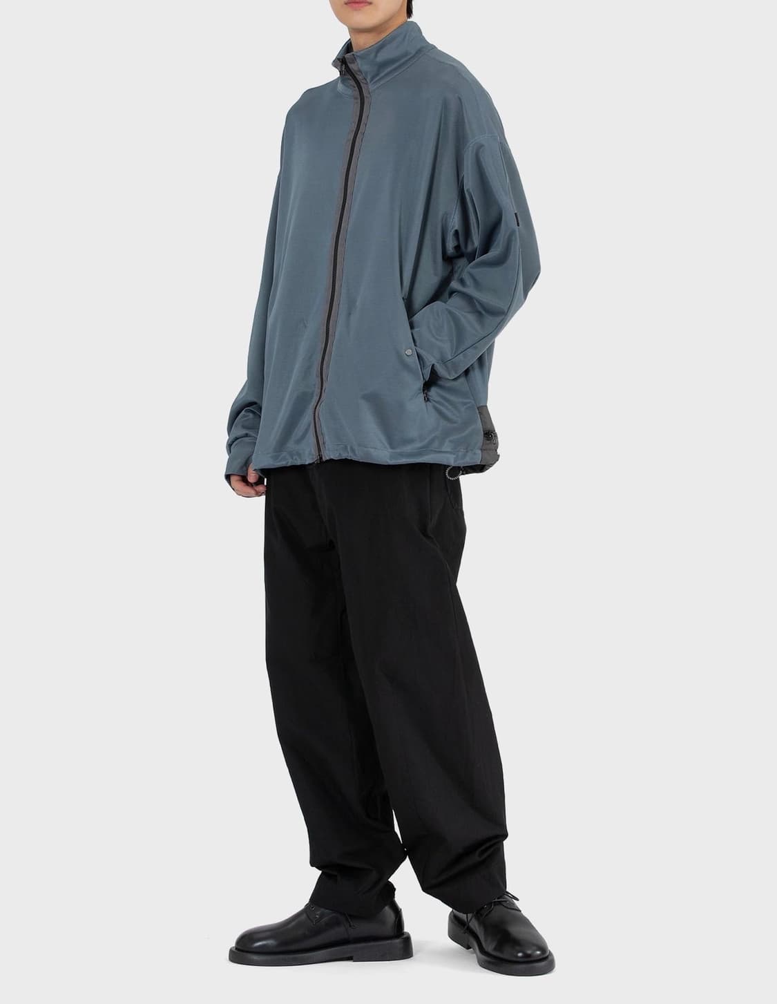 민즈와일 아이스터치 오버랩 자켓 차콜(져지+바람막이 105사이즈감) 상품이미지3