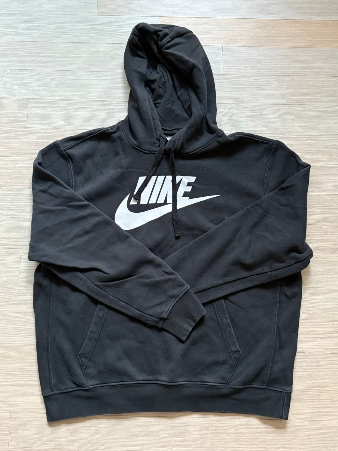 나이키 블랙 후드티 XL 판매 상품이미지1