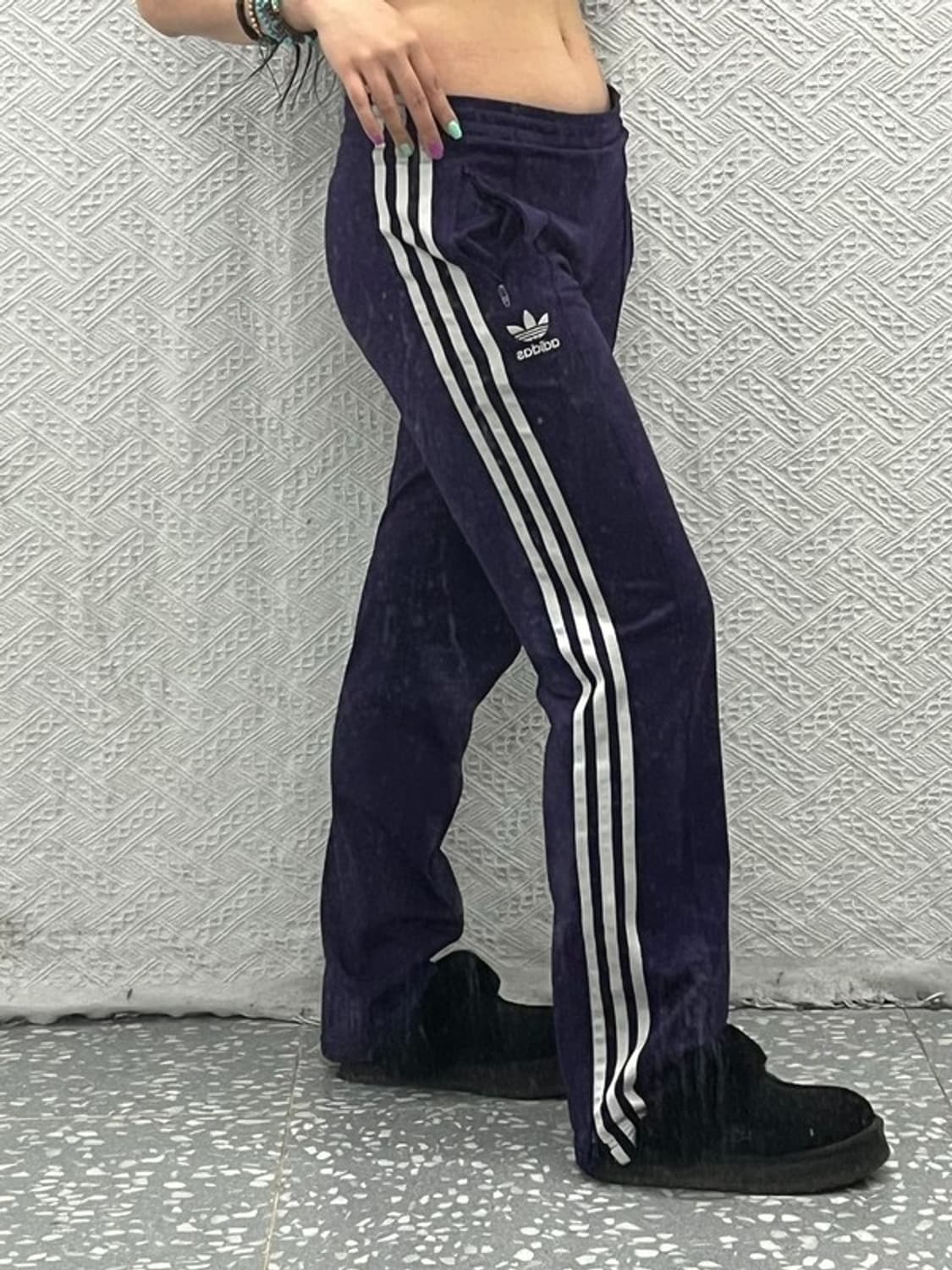 아디다스 베이직 Y2K 파이어버드 퍼플 트랙팬츠 95 C06748 상품이미지2