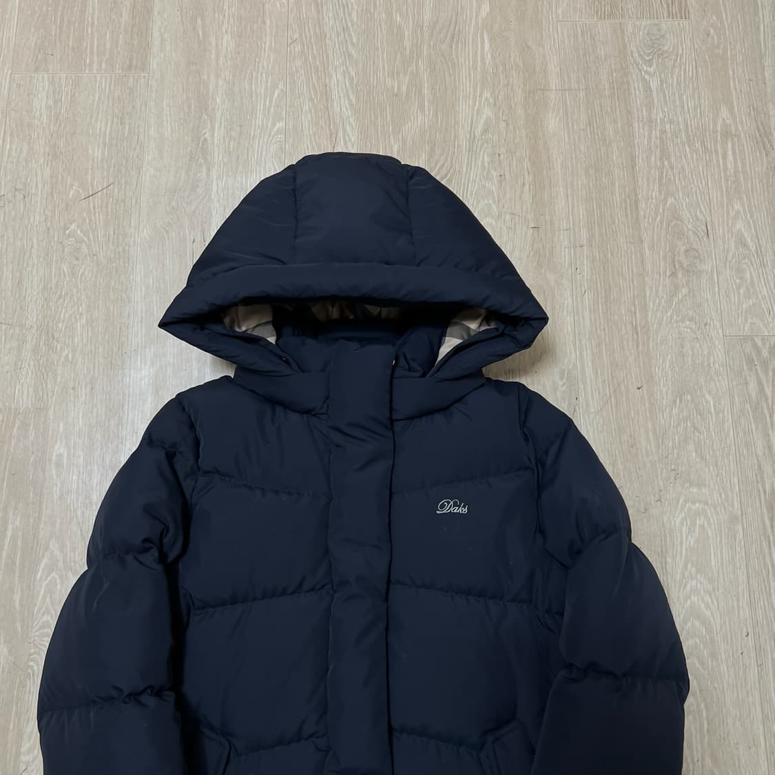 닥스 키즈 프리미엄 덕다운 후드 롱패딩 140  상품이미지2