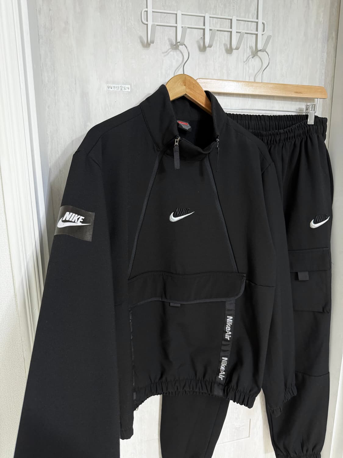 남성 100-105 / 나이키 에어 아노락, 카고 조거팬츠 셋업 세트 상품이미지3