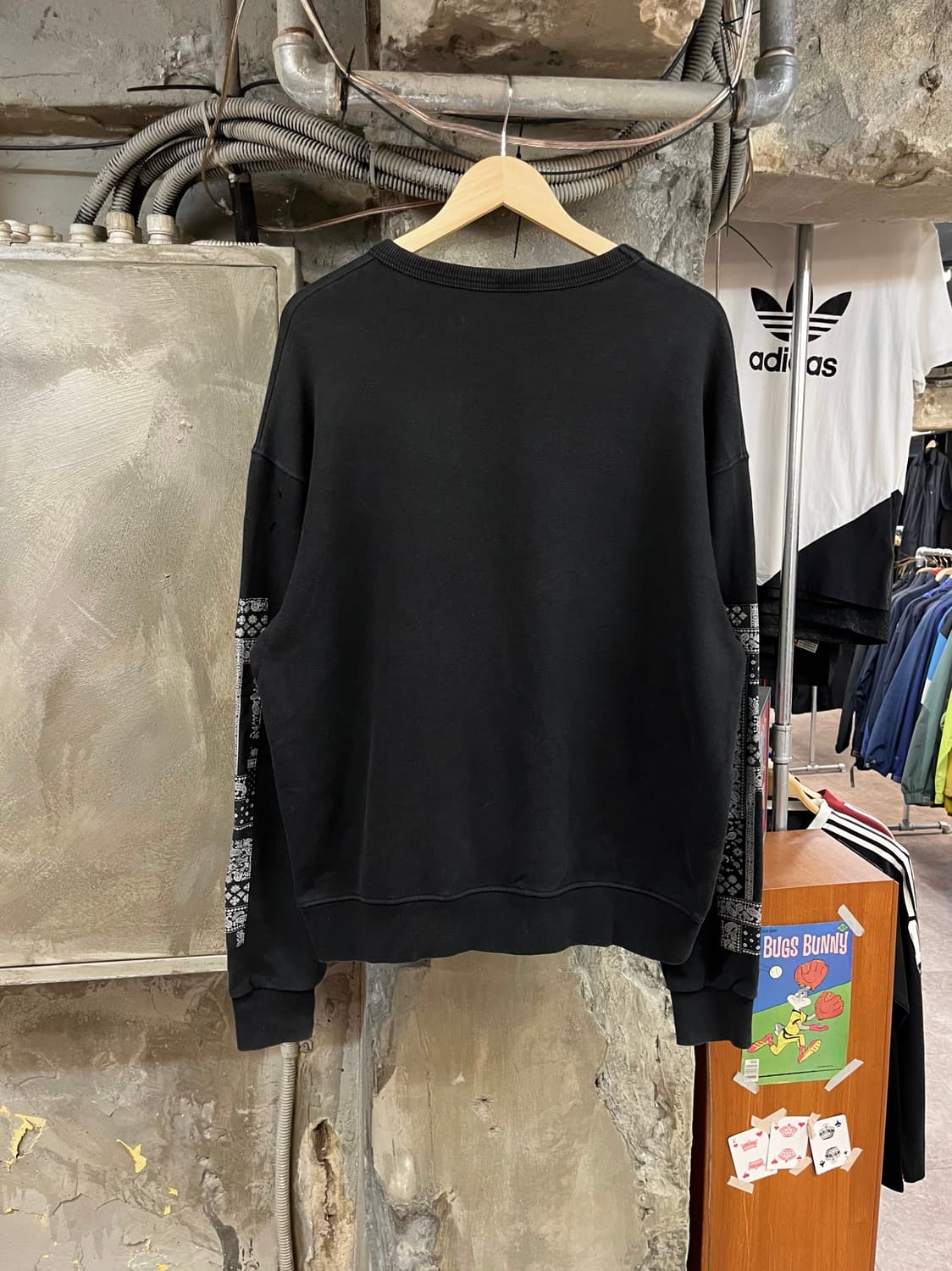 프리즘웍스 맨투맨 블랙 L #csz2442 상품이미지2