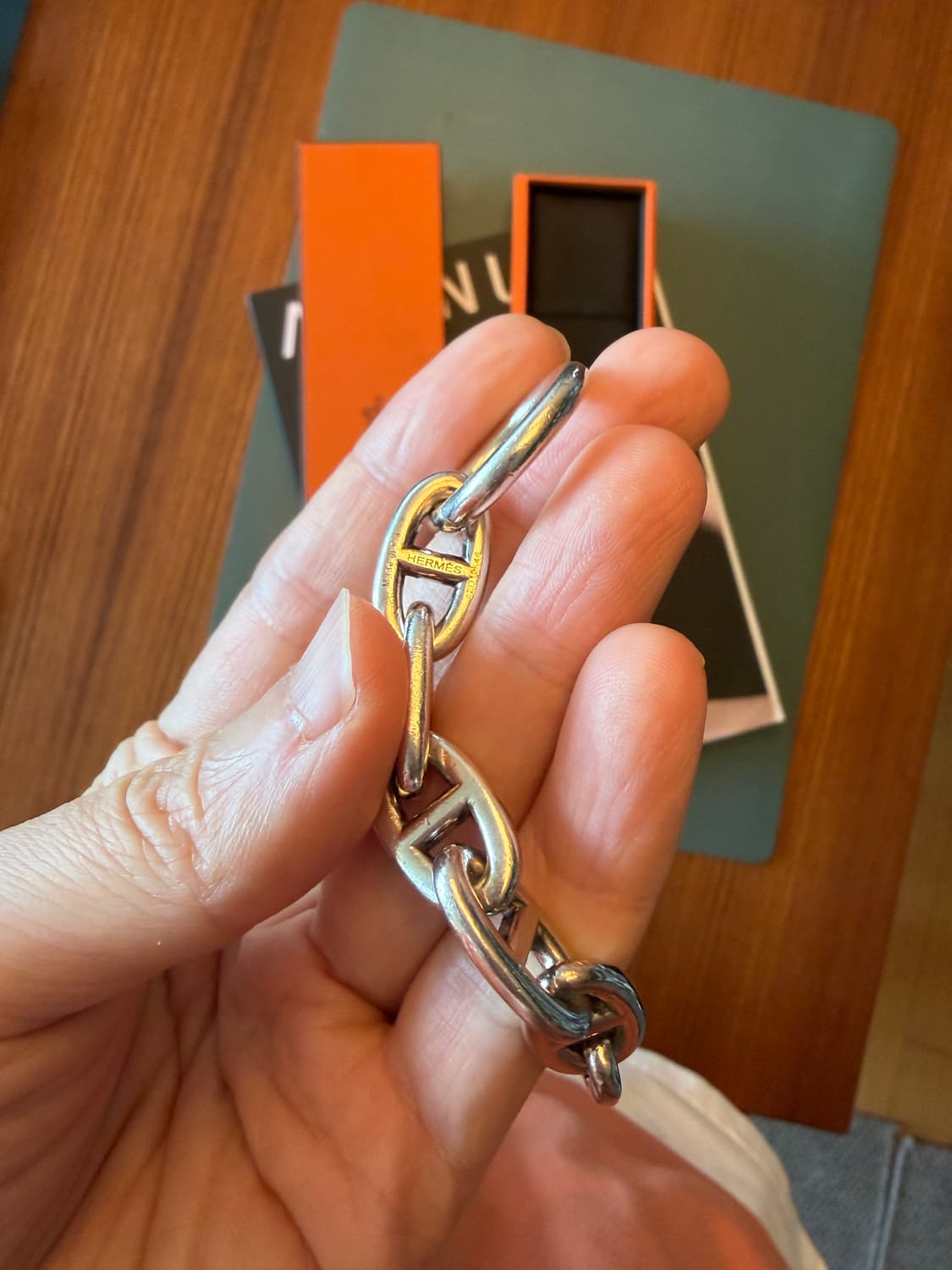 에르메스 샹달 실버 팔찌 gm 16링크 상품이미지3