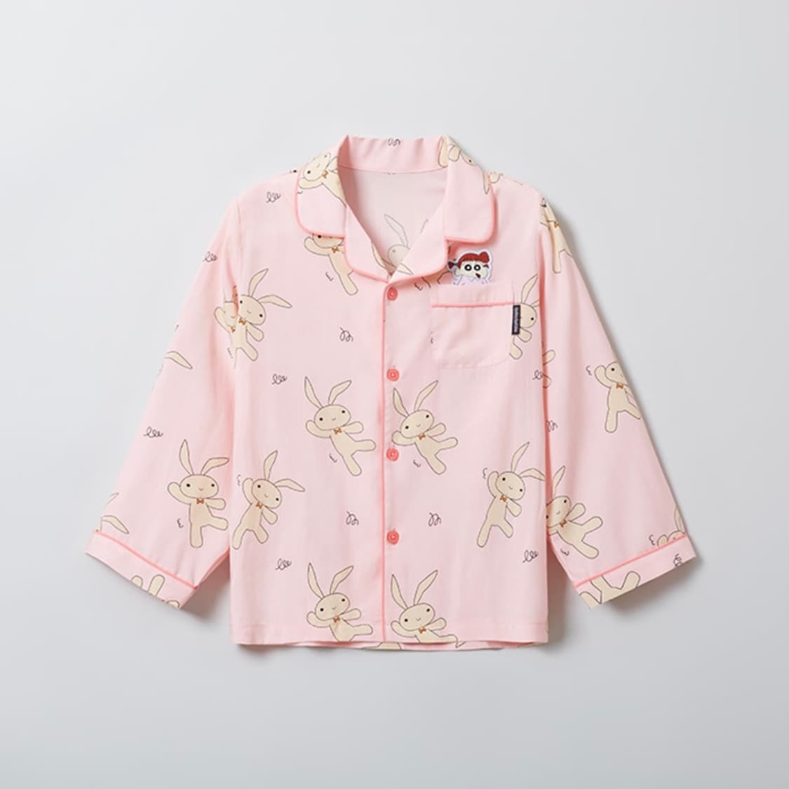 스파오 짱구는 못말려 짱구 유리 토끼 핑크 잠옷 파자마 상품이미지2