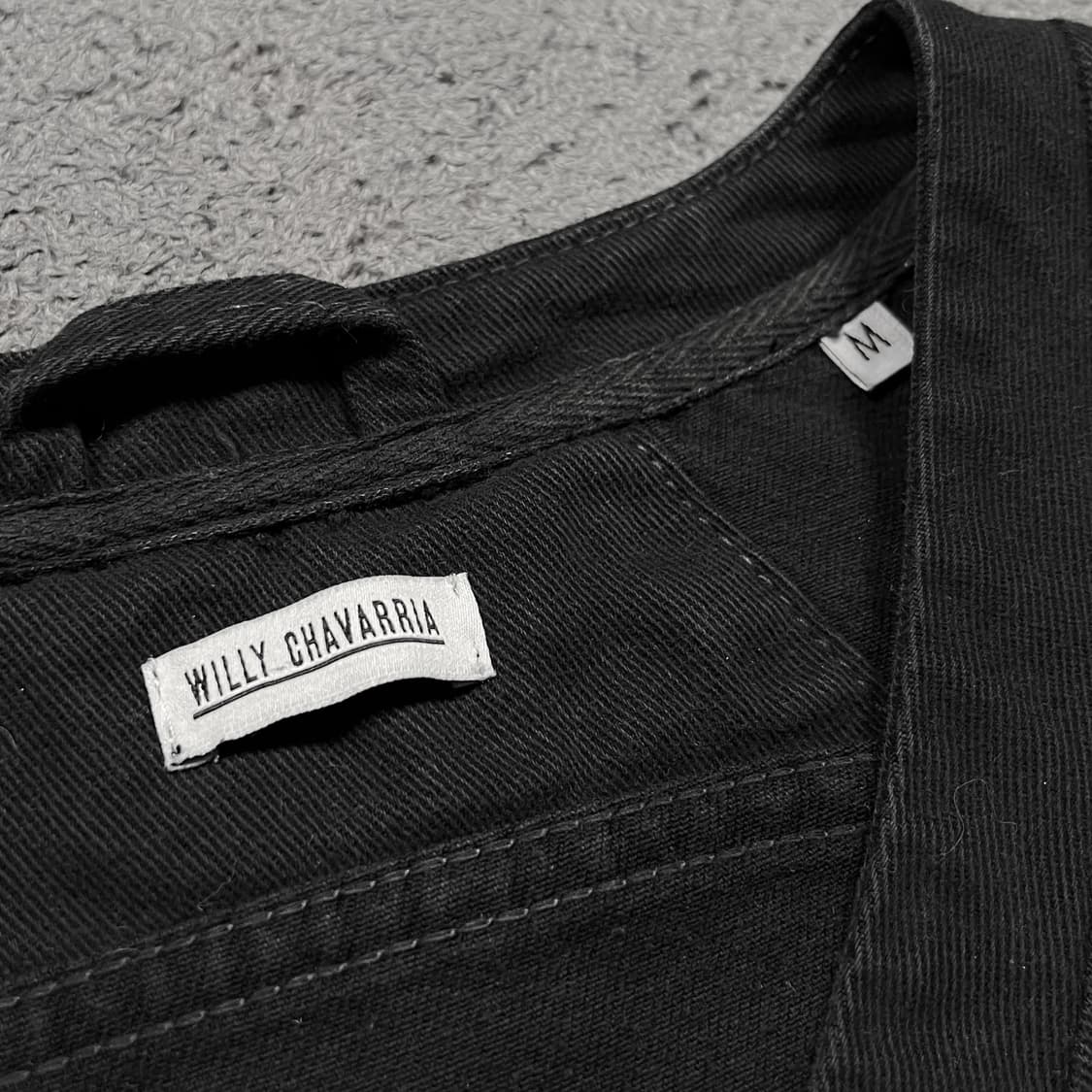 Willy Chavarria 윌리 차바리아 브이넥 코튼 롱 슬리브 상품이미지4
