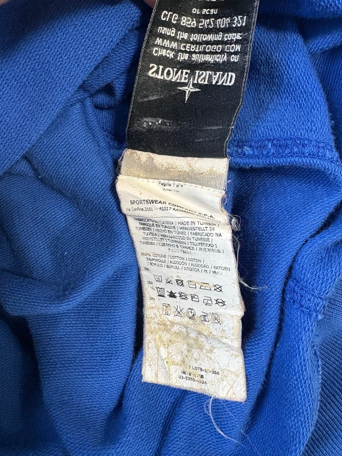 (s) ss12 스톤아일랜드 가먼트 다이드 스웻셔츠 상품이미지7