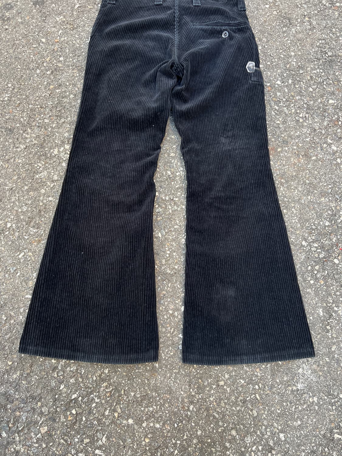 80s GERMANY BLACK CORDUROY 코듀로이 플레어팬츠 상품이미지8