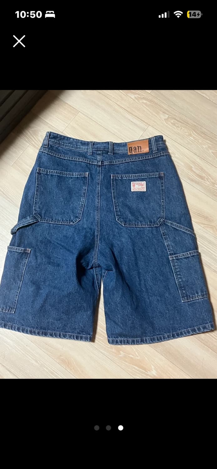 맥우드건 데님 버뮤다 팬츠 30 사이즈 상품이미지3