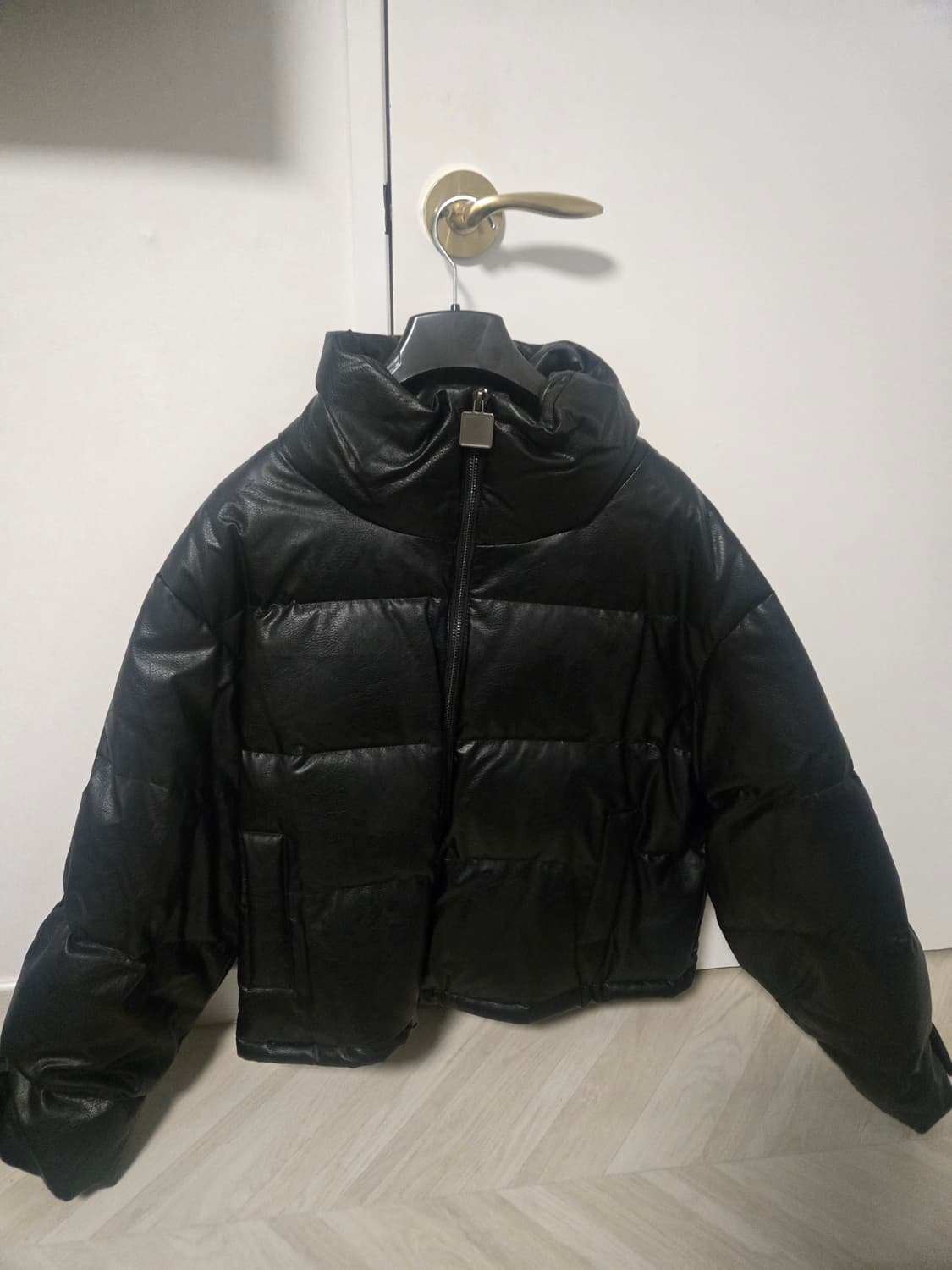 깡스타일리스트 콜라보 에드리엘로스 가죽패딩(50) 상품이미지2