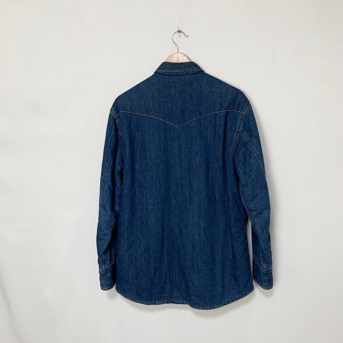 Blue Blue 데님 퀼팅 셔츠 자켓 블루블루 청자켓 빈티지 상품이미지5