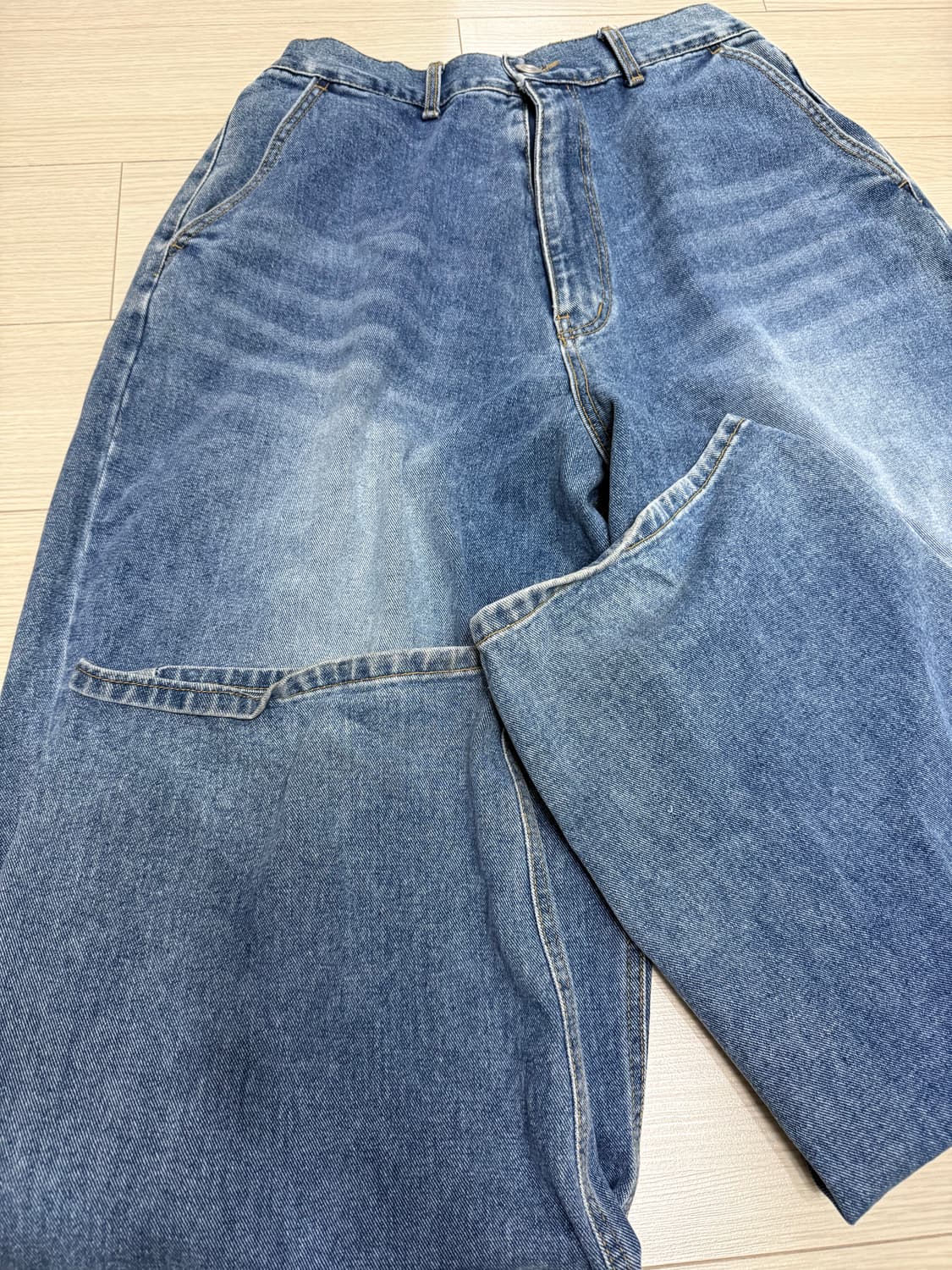 빈티지 중청 벌룬 팬츠 상품이미지3