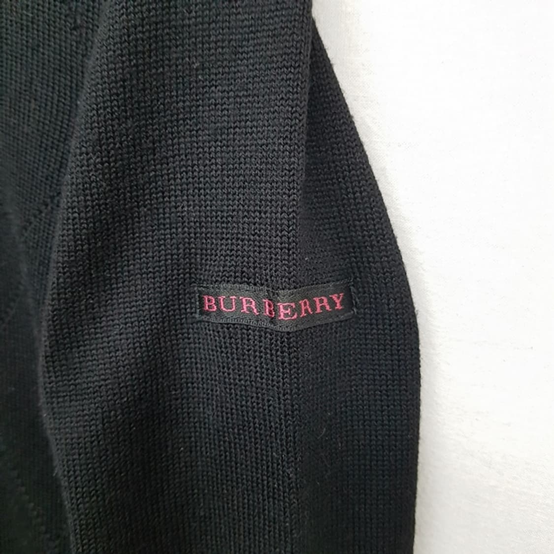 BURBERRY 버버리 골프 스웨터 블랙 핑크 상품이미지3