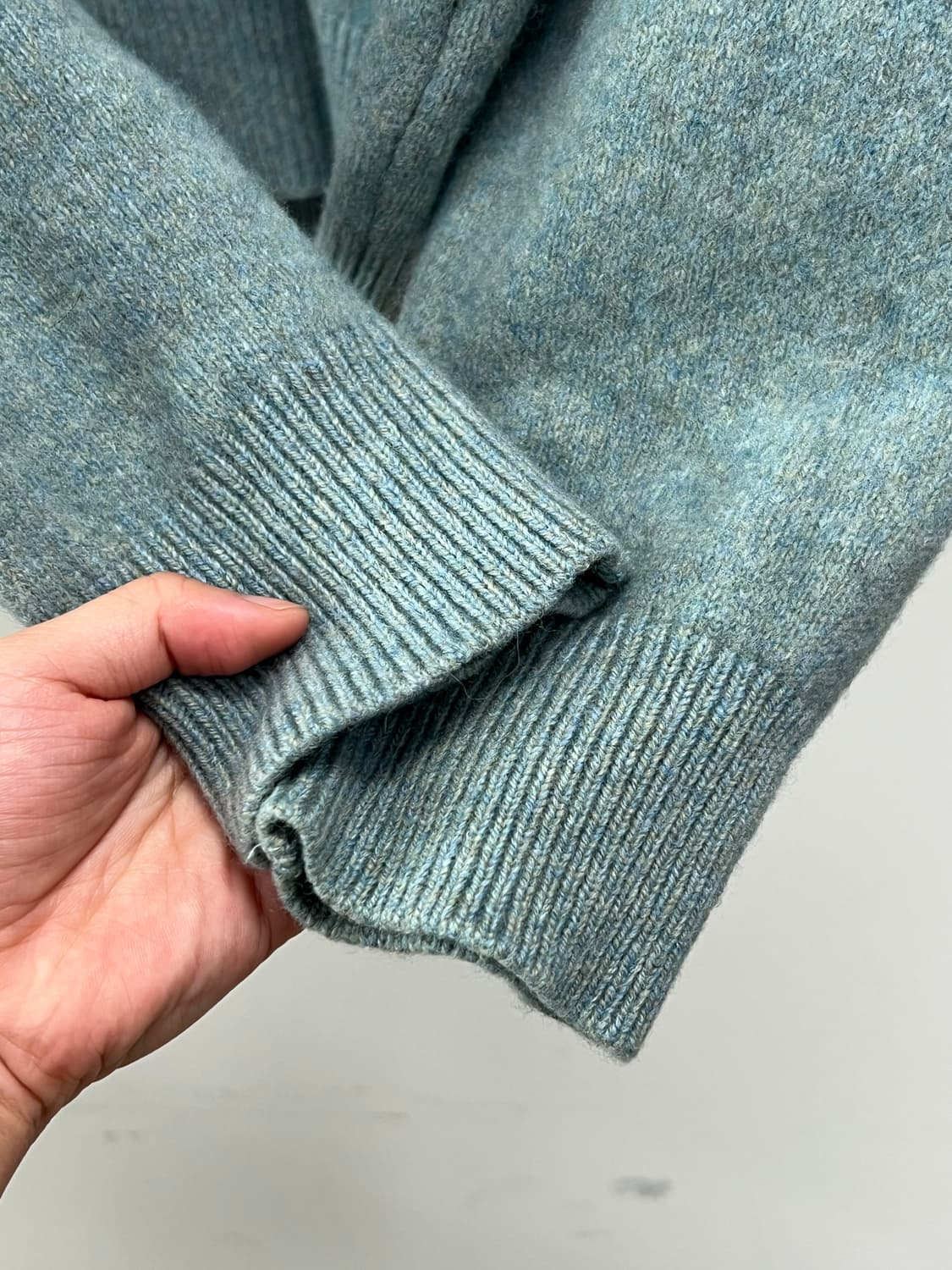 라코스테 울 라운드 니트 민트그린 상품이미지5