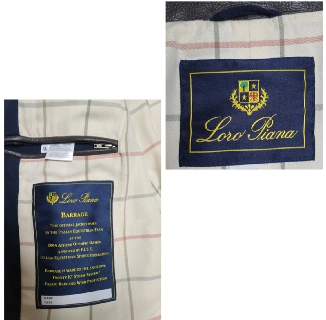 [정품인증서 포함] 로로피아나 버라지 남성 자켓 XL(105~110) 상품이미지8