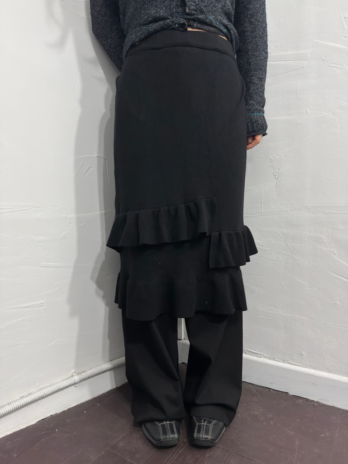 frill detail midi skirt 상품이미지1