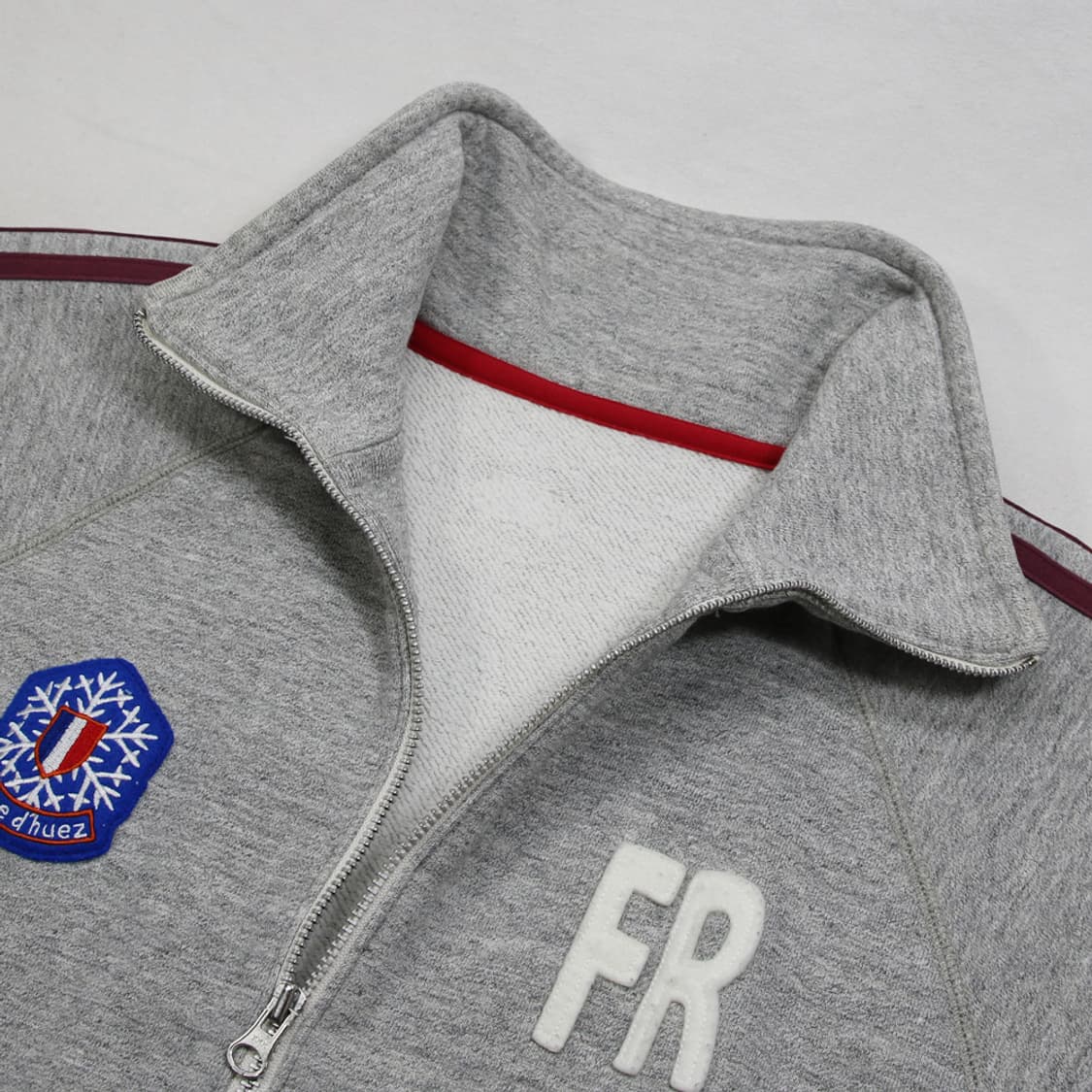 (착용컷) Kaiseidou honpo FRANCE 스웻 집업 자켓  상품이미지5