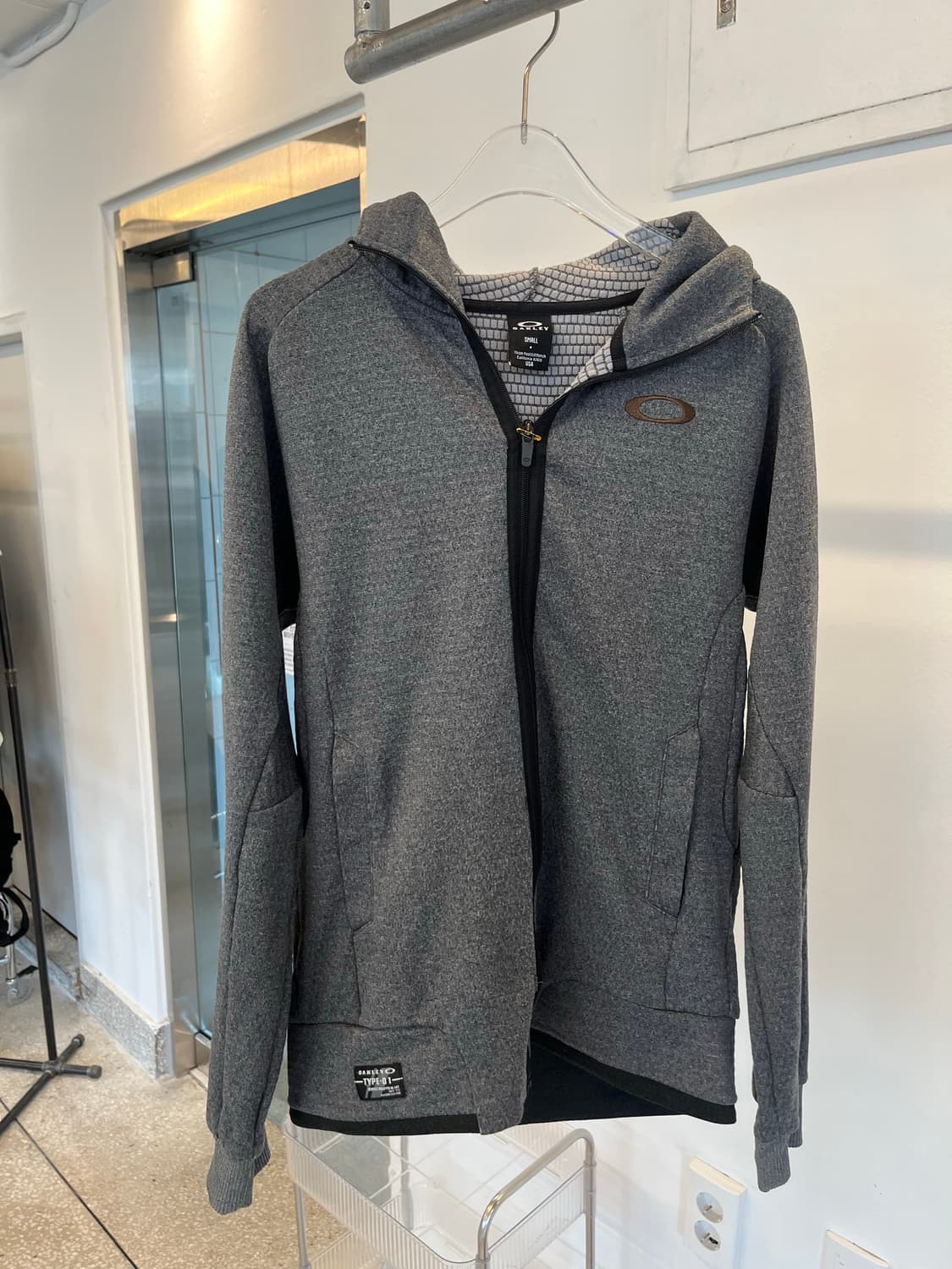 Oakley Gray Hoodie Jacket 상품이미지2