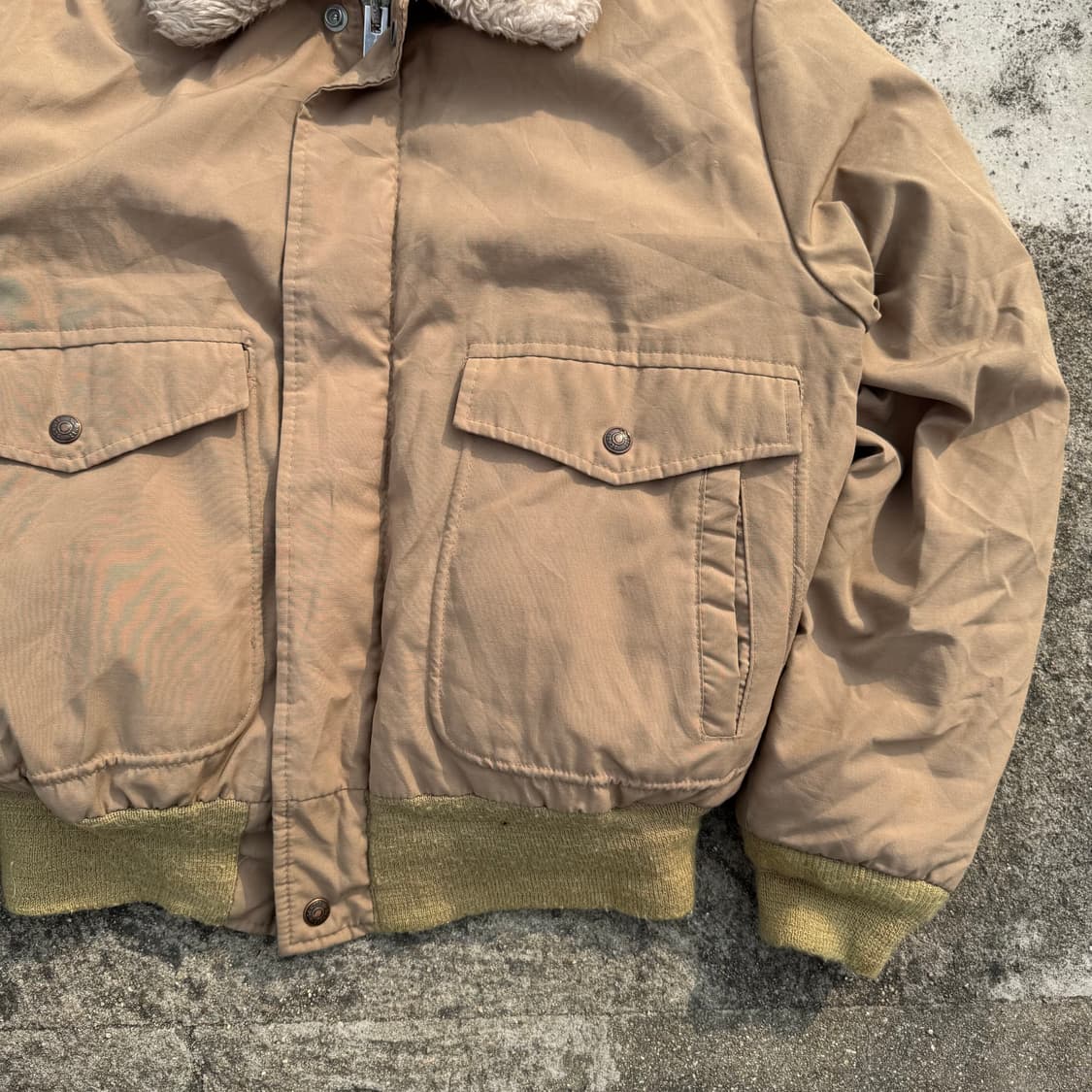 [M] 70s Schott 쇼트 다운 플라이트 자켓 상품이미지5
