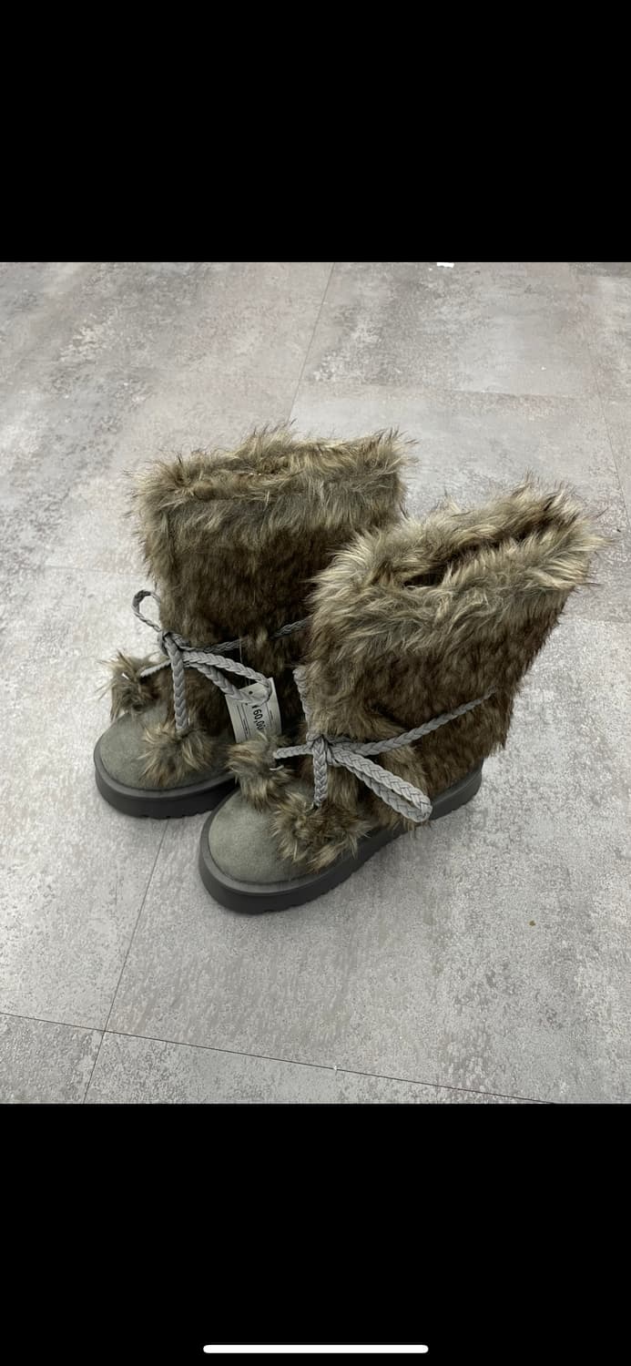 빈티지 어그 방울 퍼 부츠 H1582 상품이미지4