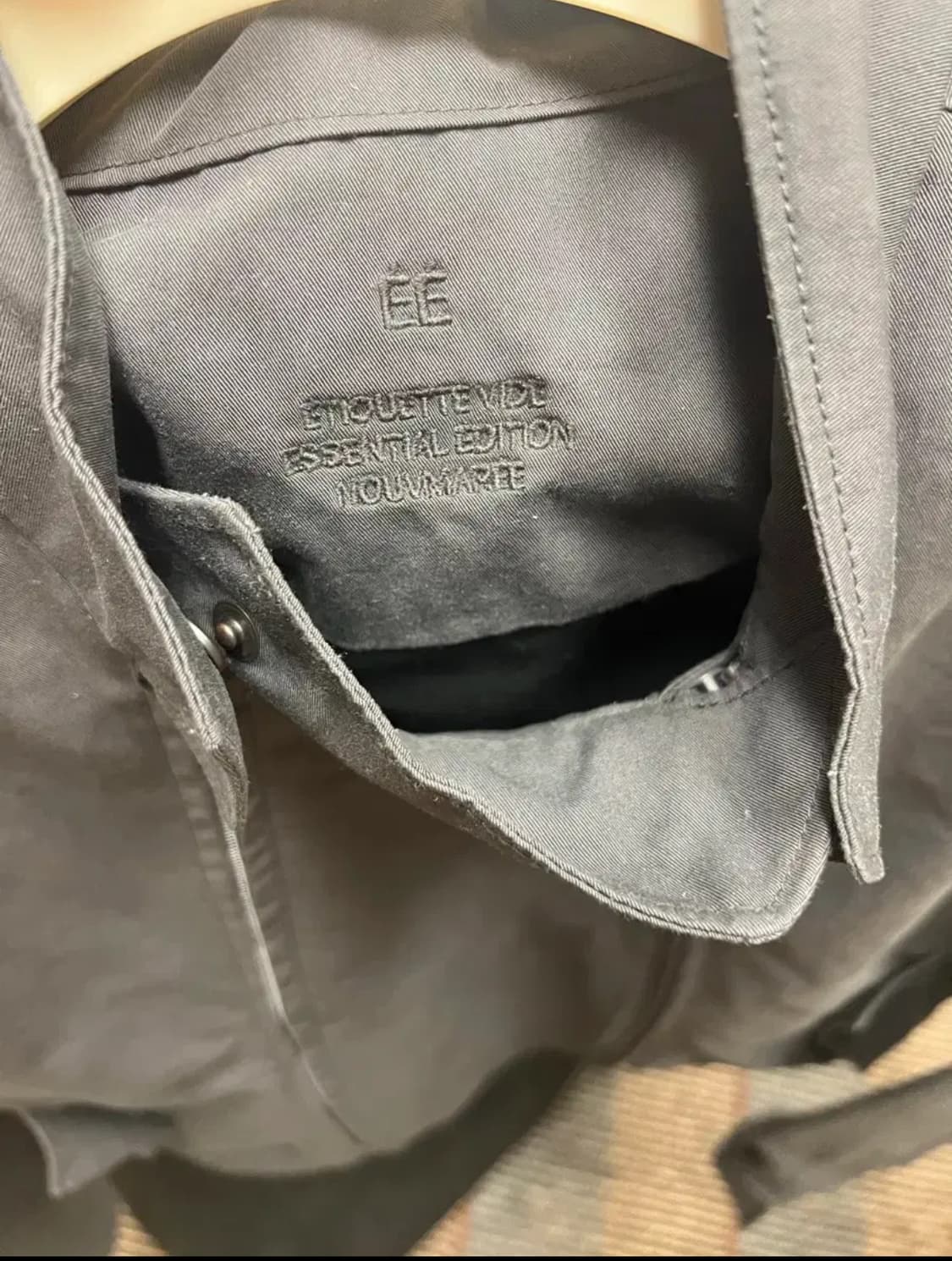 EE 누마레 더블 집 해링턴 자켓 그레이 L 상품이미지5