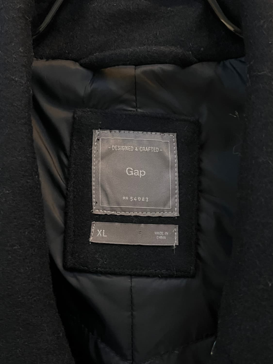 Gap 울 혼방 네이비 피코트 XL 상품이미지2