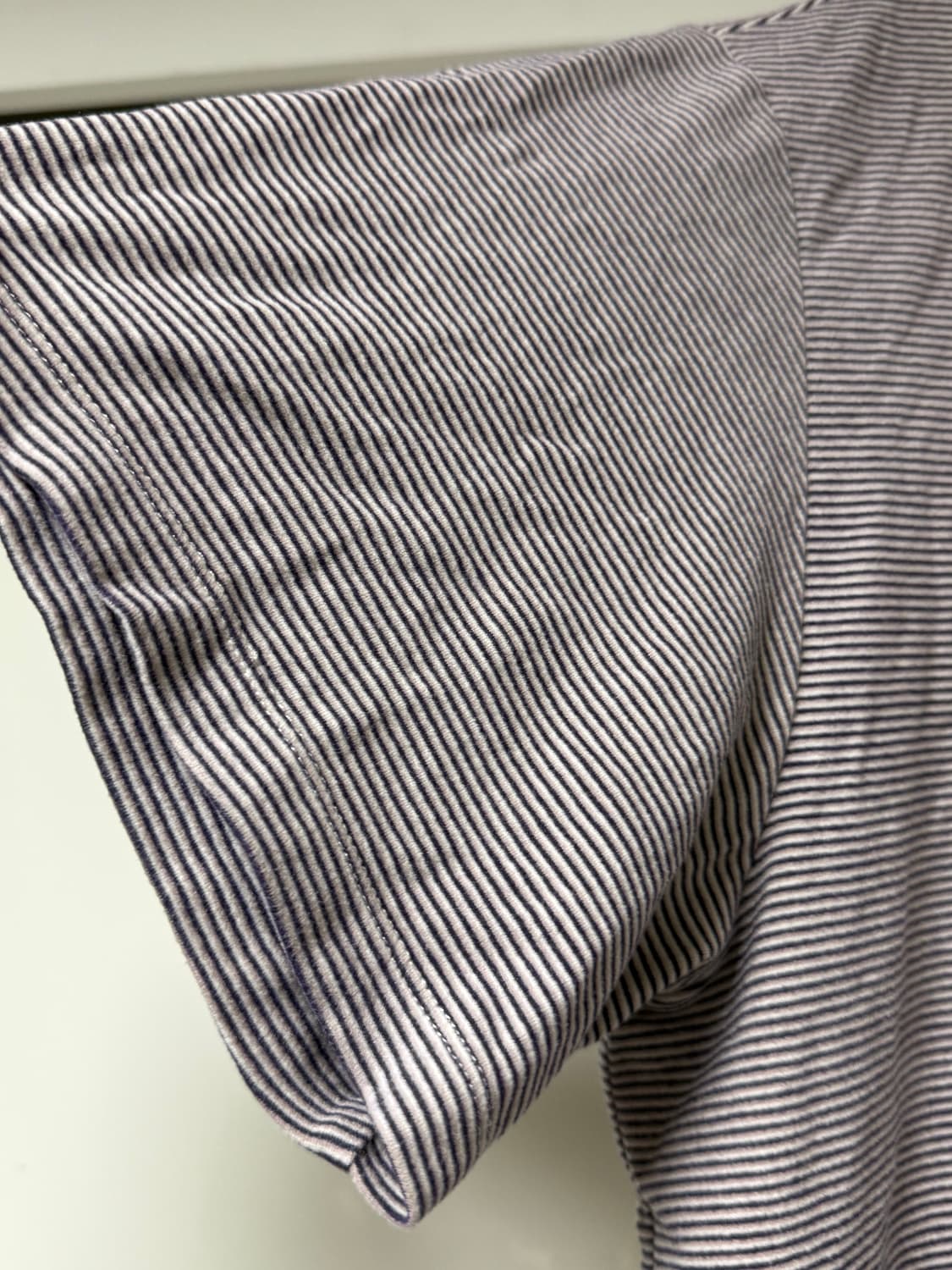 999humanity 스트라이프 반팔티 (IVORY INDIG) 상품이미지5