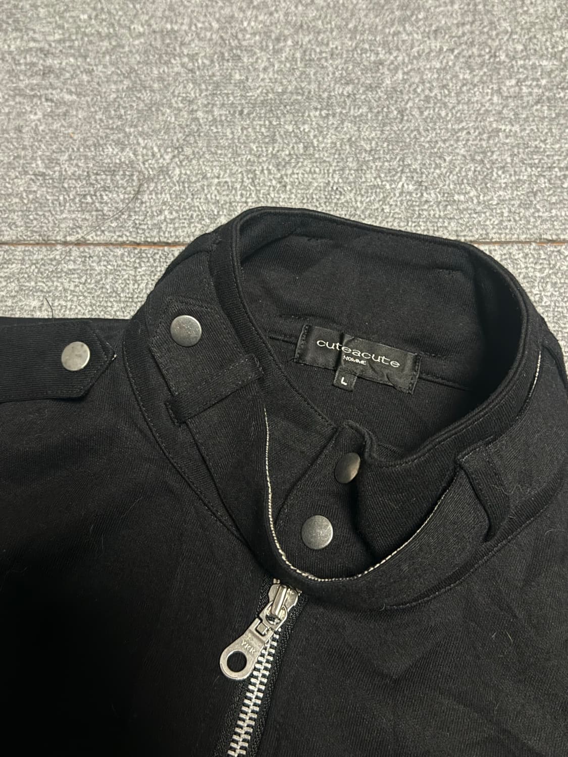 cuteacute homme 투웨이 라이더자켓 상품이미지4