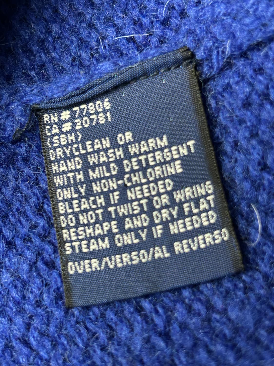 90s 타미힐피거 셔틀랜드 울 니트 상품이미지6