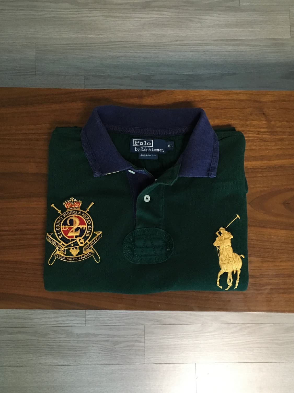 폴로 빅포니 긴팔 그린 럭비티 상품이미지1