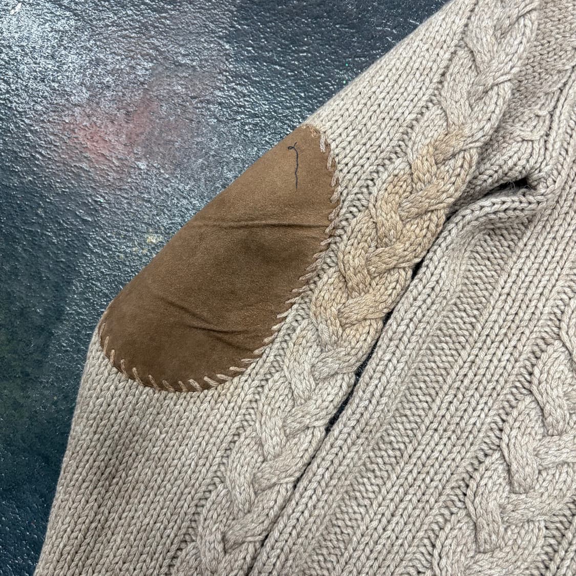 (100)폴로앨보패치니트 상품이미지3