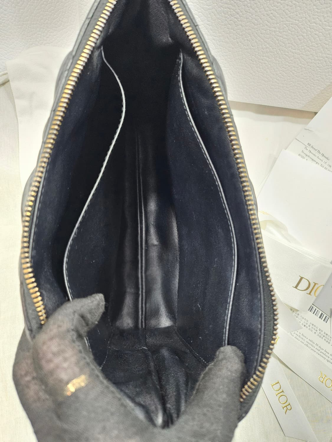 [정품] 디올 카로 라지 데일리 파우치  상품이미지5