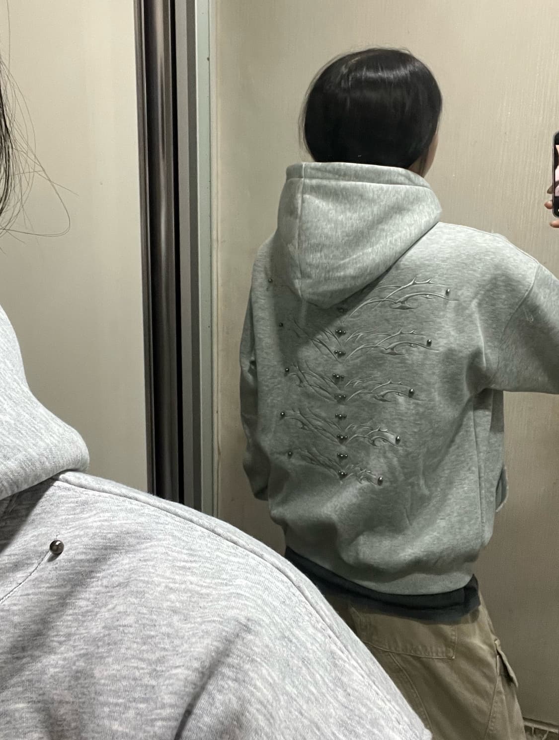 알트코드 후드티 알트코드 고스트 본 링크 후드티 소희 후드티 상품이미지2